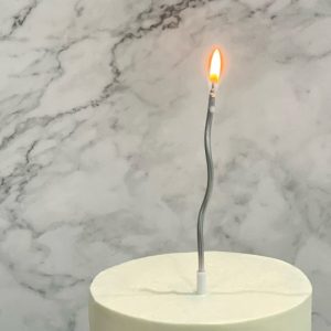 Wavy Candles Silver (+$3.00)